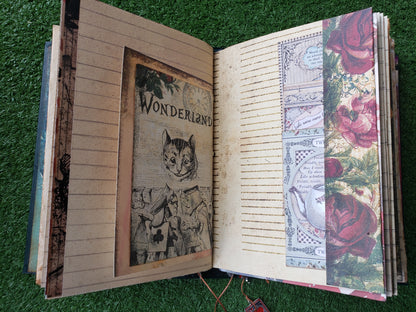Alice in Wonderland themed Journal