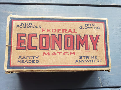 Federal Economy Matches (empty box)