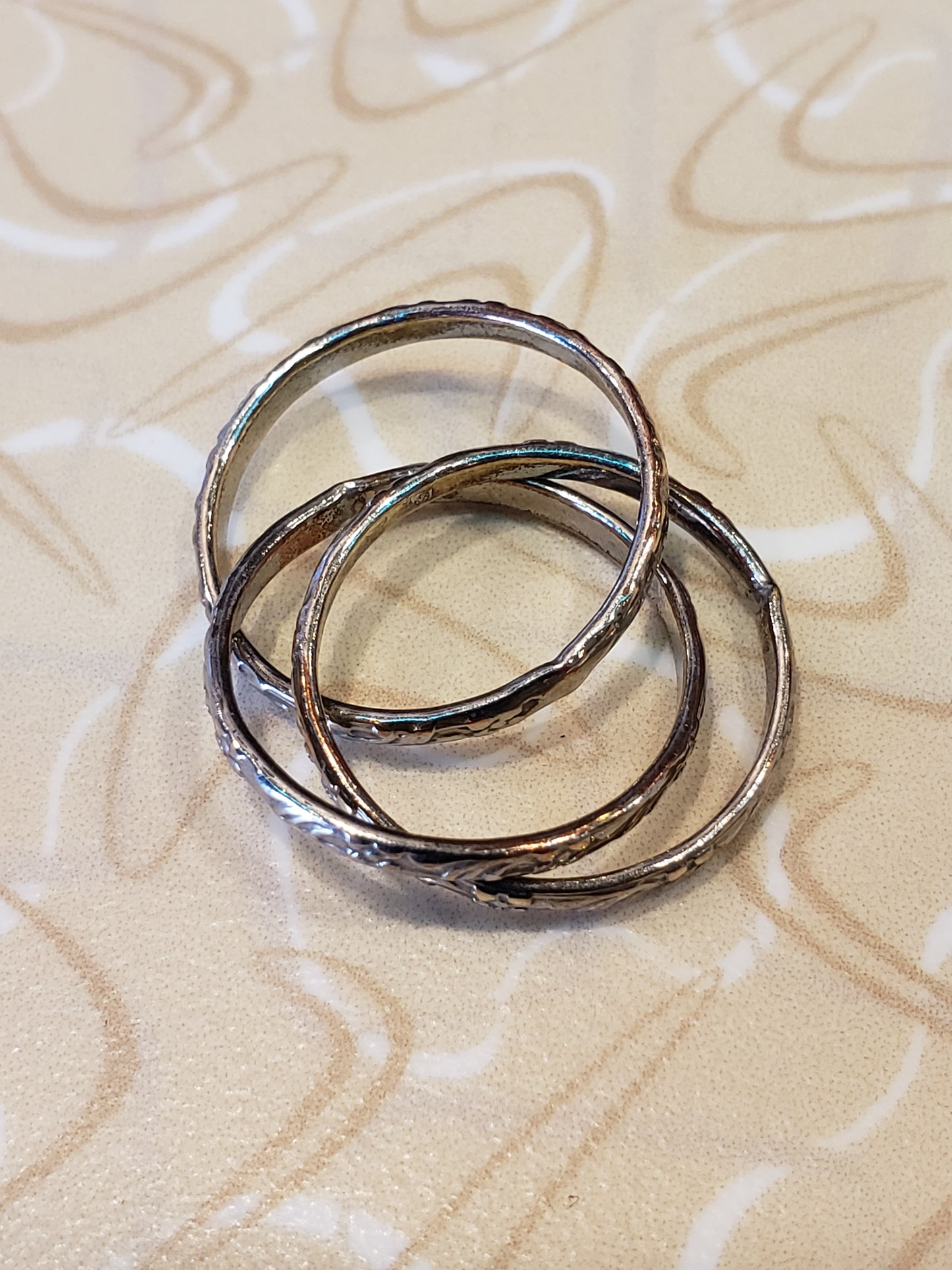 Sterling Trinity ring size 6