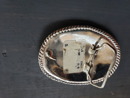 Oval floral scrolled Western Belt
