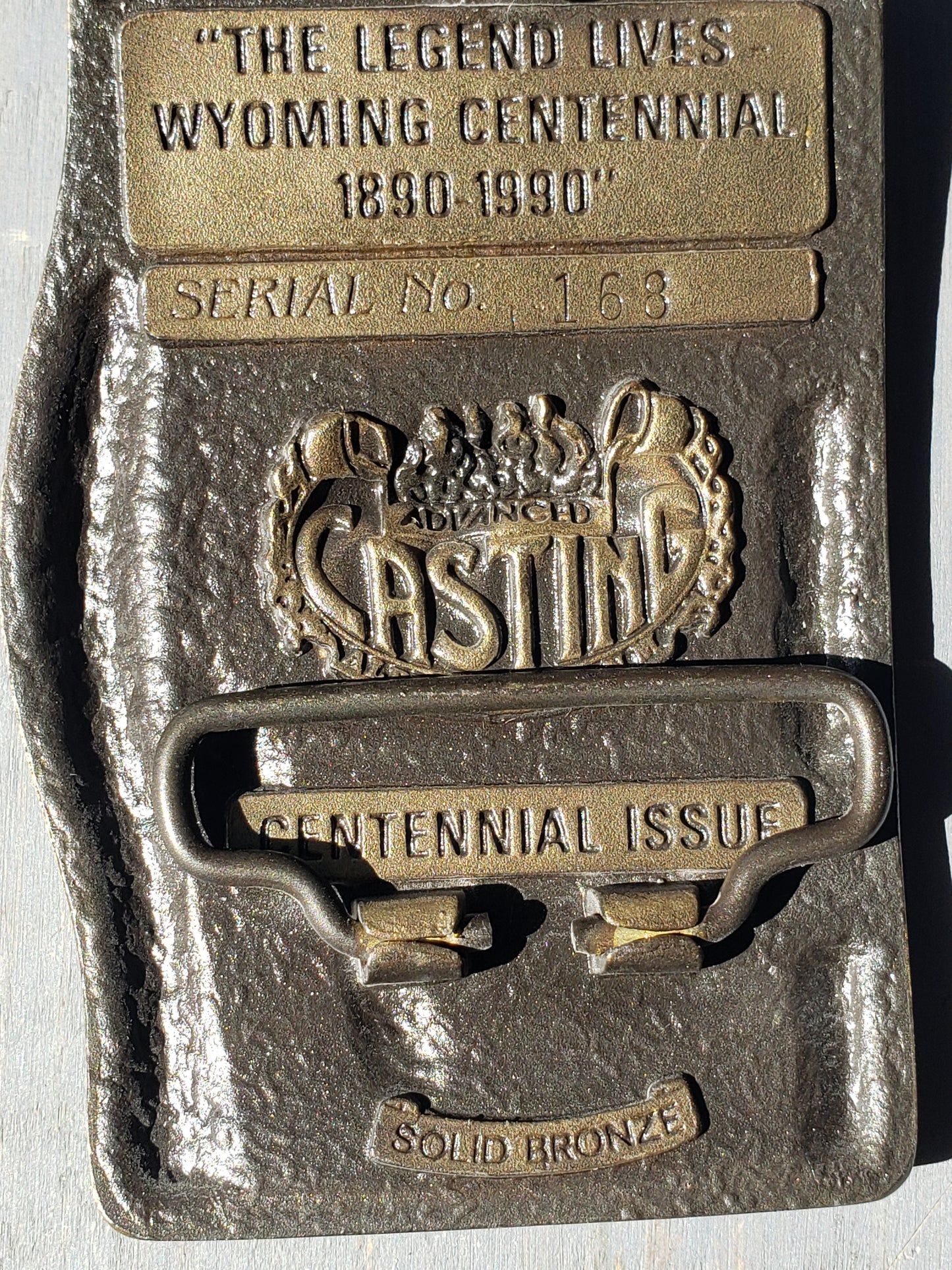 Cheyenne Gunslingers Centennial Belt Buckle