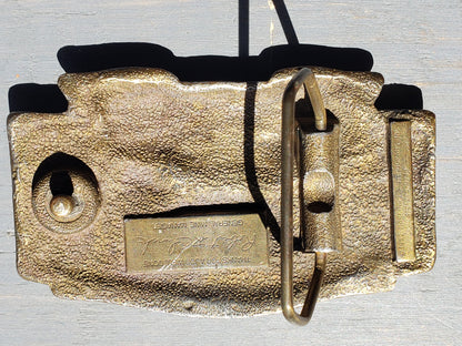 AMAX Belle Ayr Mine belt buckle