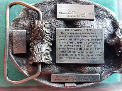 Wyoming Collectible belt buckle