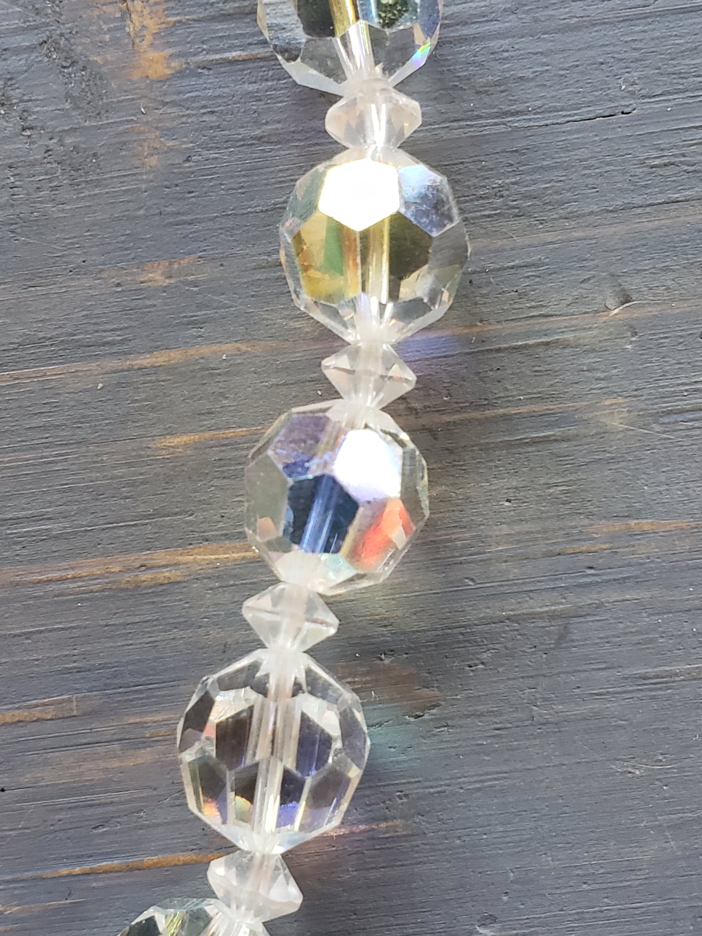 Iridescent Bead Choker