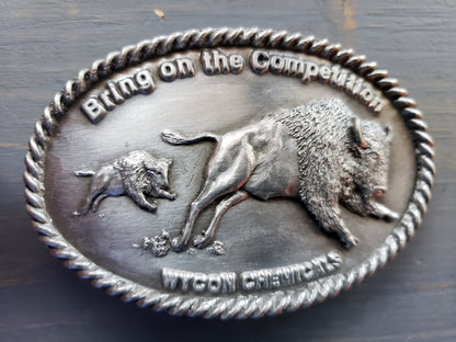 WYCON Chemicals Bison Belt Buckle