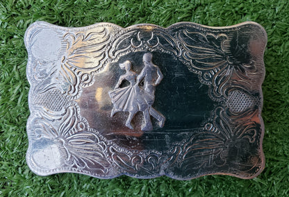 Square Dancing Belt Buckle