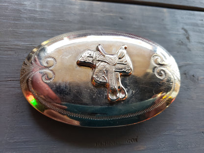 Saddle belt buckle