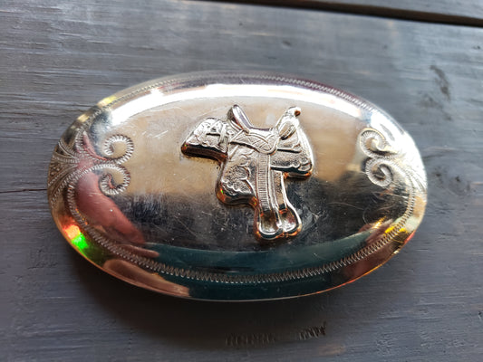 Saddle belt buckle