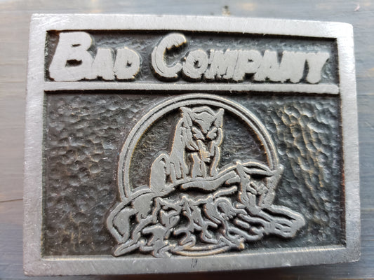 Bad Company vintage belt buckle