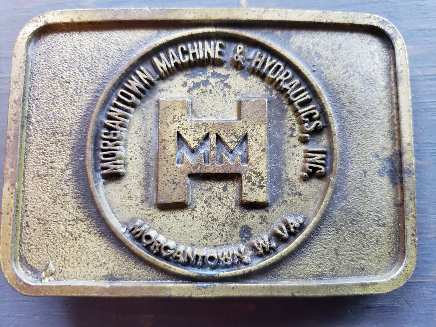 Morgantown Machine & Hydraulics belt buckle