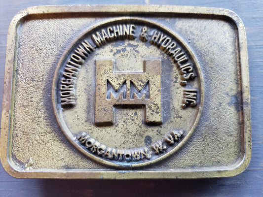 Morgantown Machine & Hydraulics belt buckle