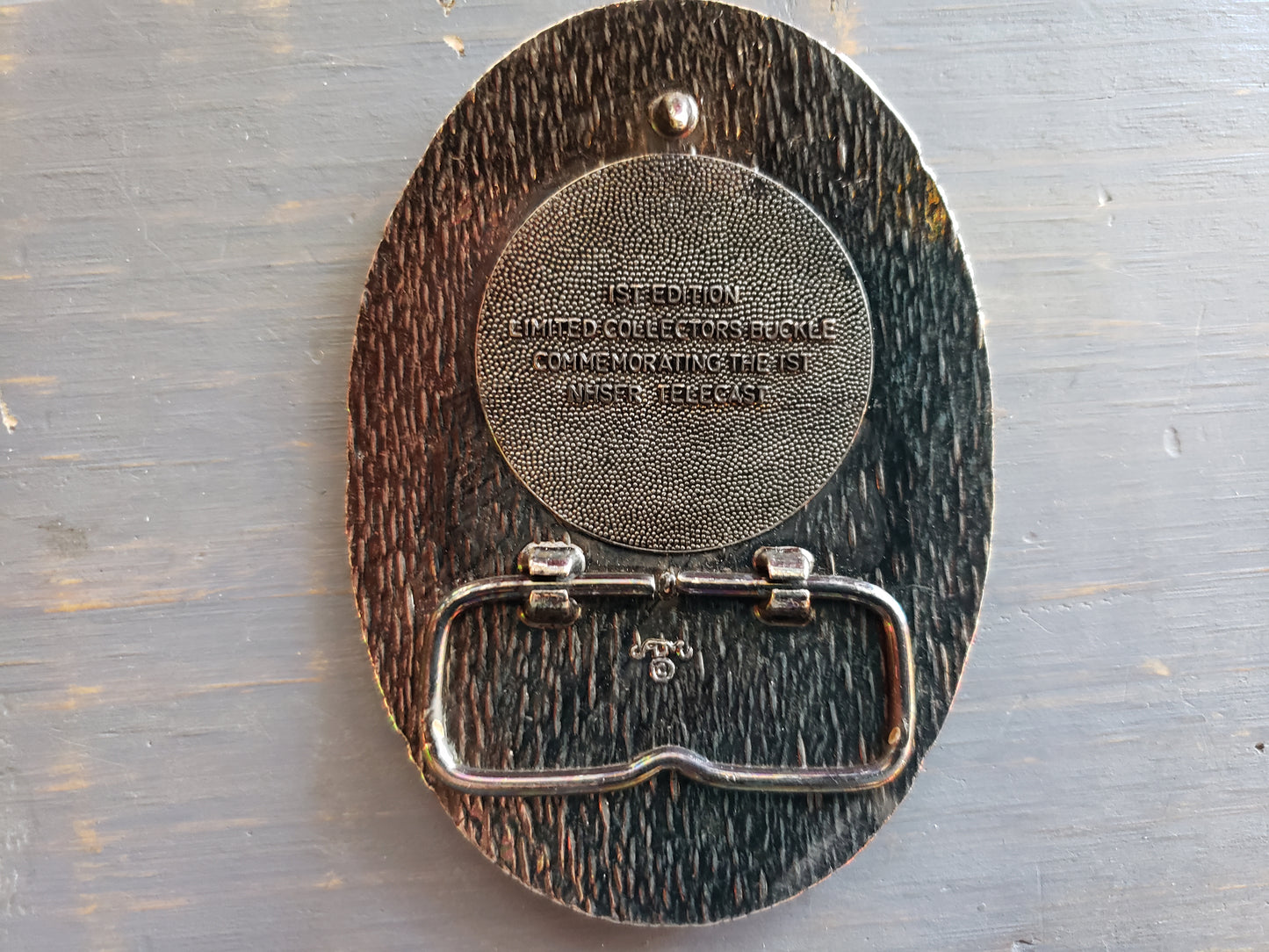 1988 National High School Finals Rodeo belt buckle