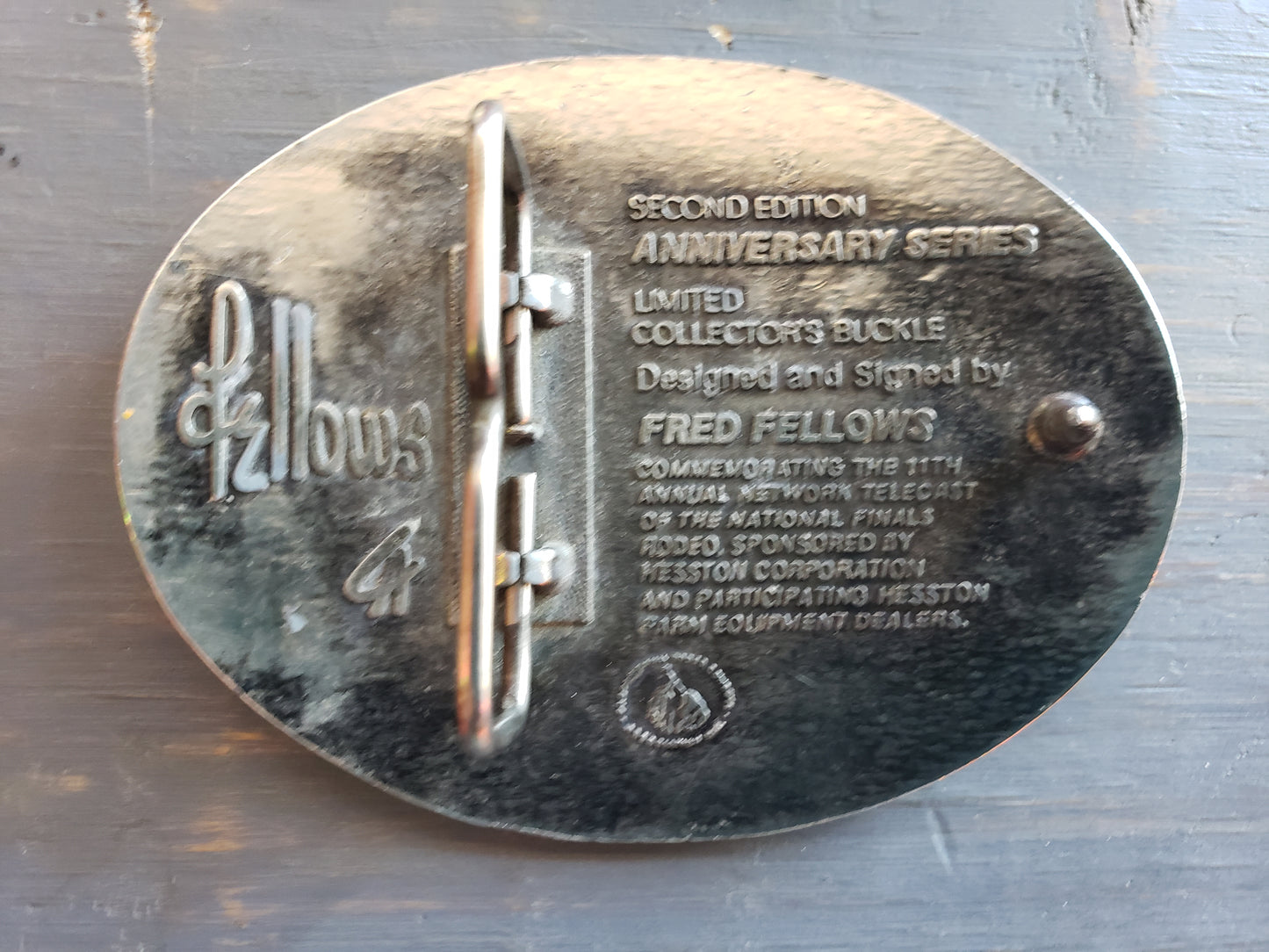1984 National Finals Rodeo belt buckle