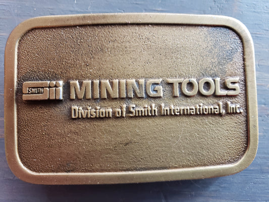 Smith Mining Tools belt buckle