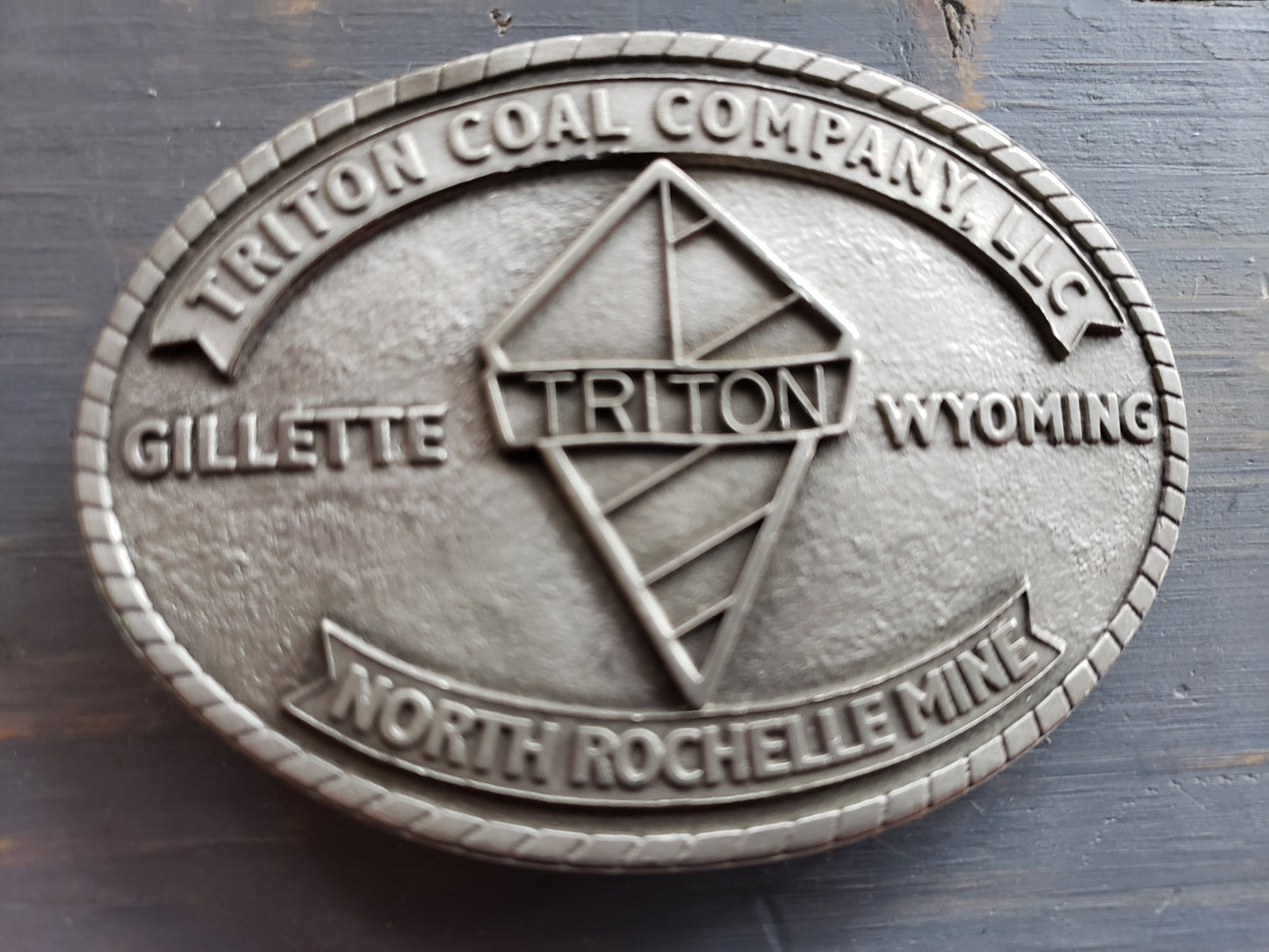 Triton Coal North Rochelle Mine belt buckle