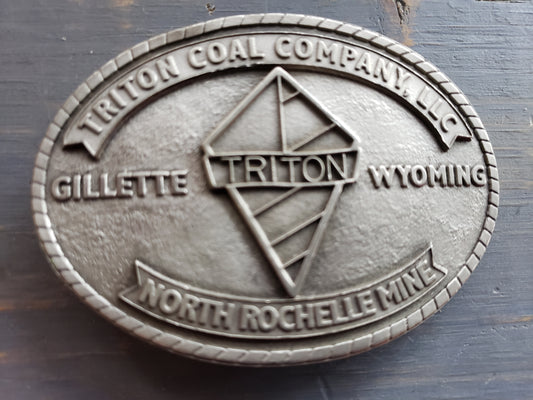 Triton Coal North Rochelle Mine belt buckle