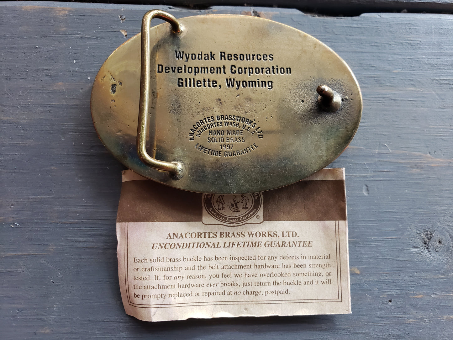 Wyodak Resources Belt Buckle