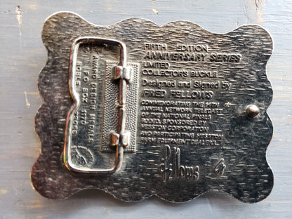 1987 National Finals Rodeo belt buckle