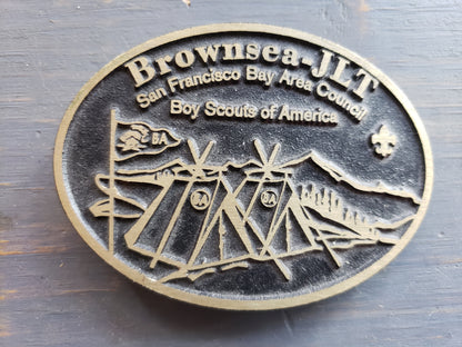 San Francisco Bay Boy Scout belt buckle
