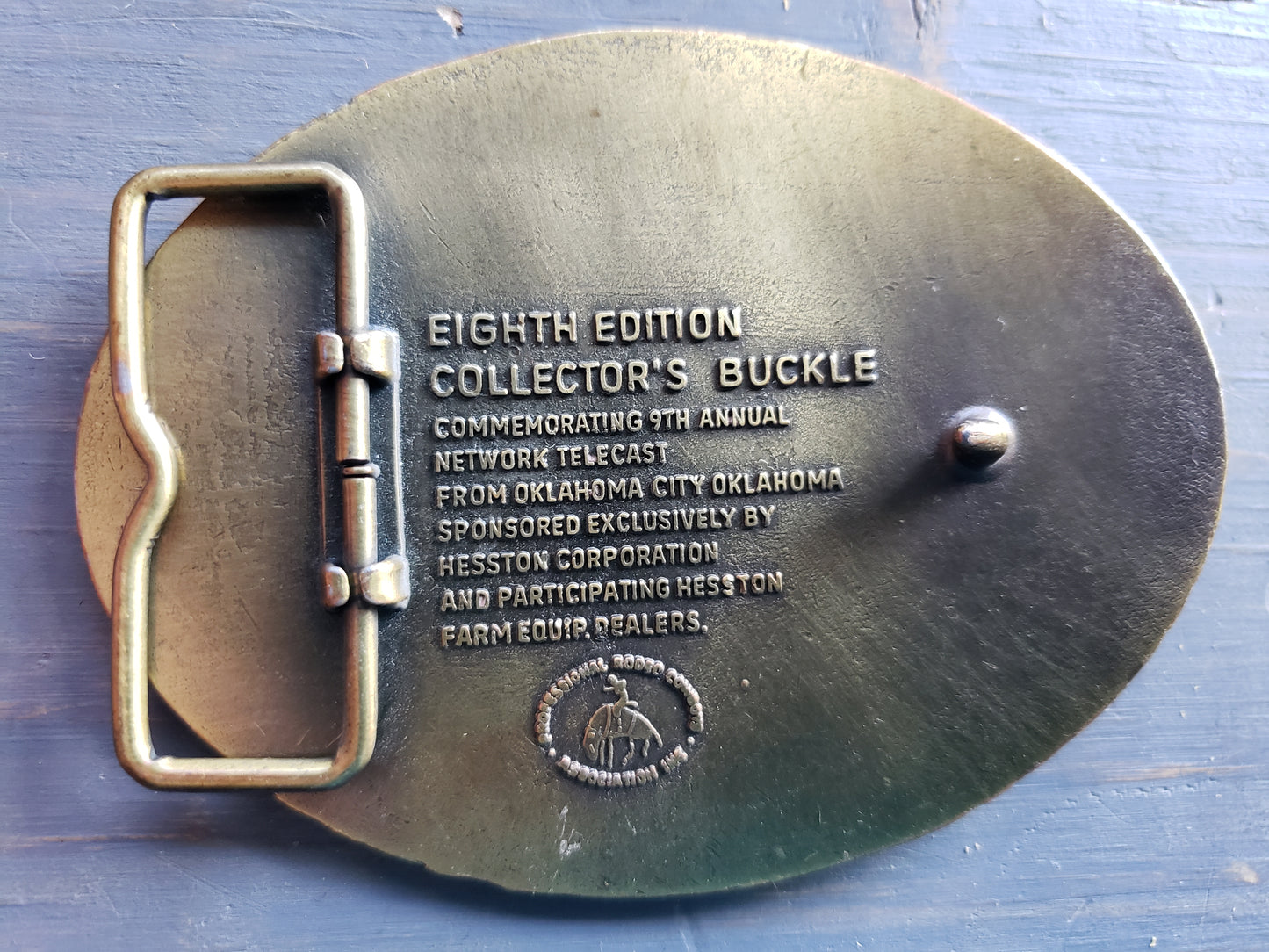 1982 National Finals Rodeo All Around Cowboy belt buckle