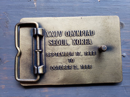 1988 United States Shooting Team belt buckle (Olympics)