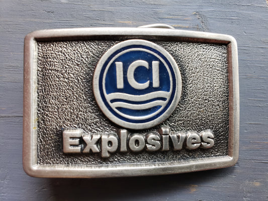 ICI Explosives belt buckle