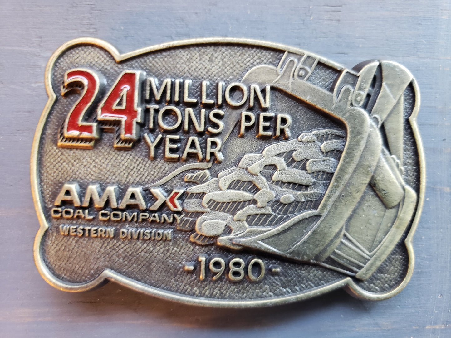 AMAX Coal Company belt buckle