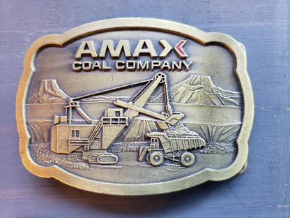AMAX Coal Company belt buckle