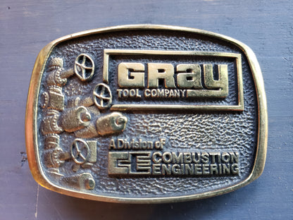 GRAY Tool Company belt buckle