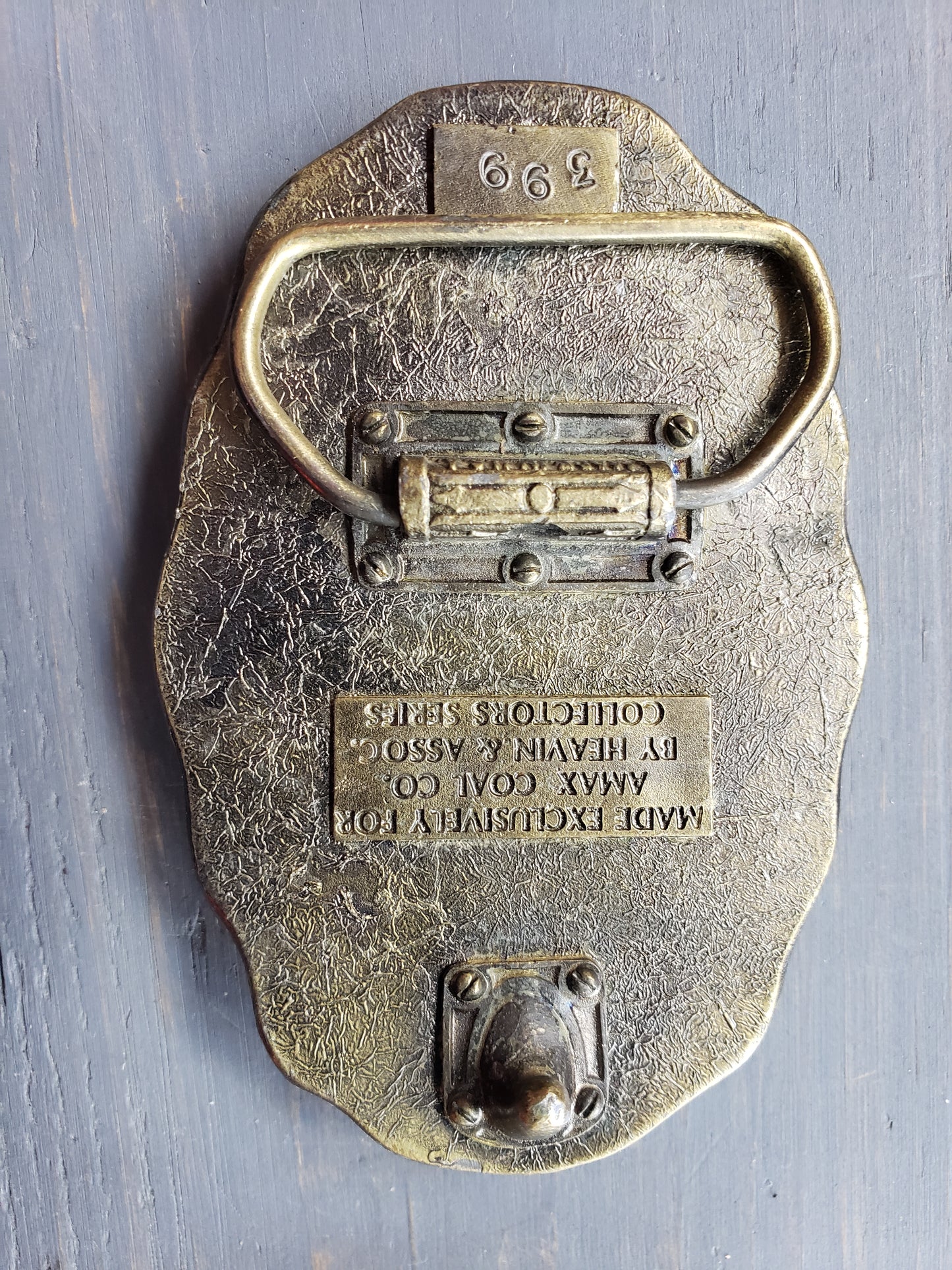 AMAX Coal Belle Ayr Mine 2nd Quarter Safety belt buckle