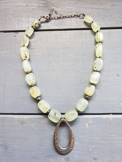 Silpada Green Rutilated Quartz necklace