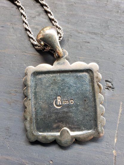 Carolyn Pollack Relios Sterling pendant on .925 chain