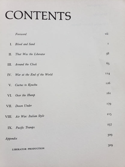 Log of the Liberators, by Steve Birdsall (1973)
