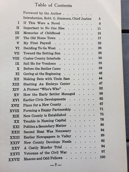 Fifty Years of Yesterdays by A.B. Wood (Nebraska History)