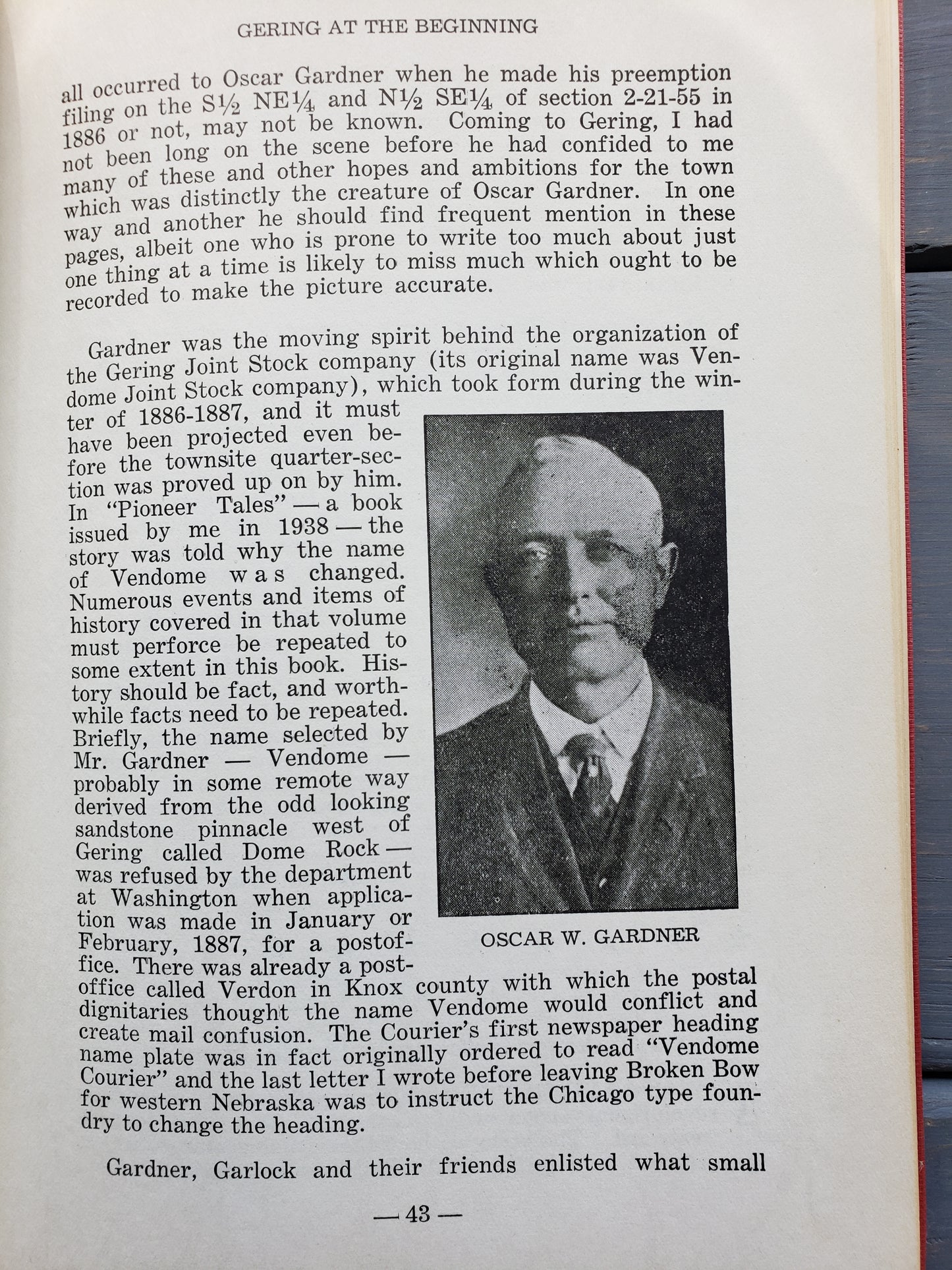 Fifty Years of Yesterdays by A.B. Wood (Nebraska History)