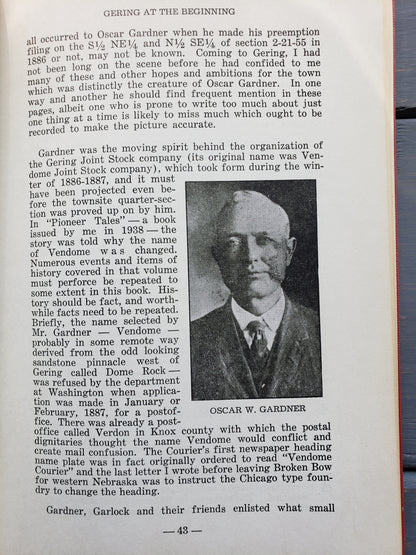 Fifty Years of Yesterdays by A.B. Wood (Nebraska History)