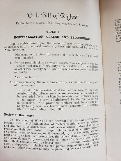 Wyoming Veteran's Assistance Manual (1945)
