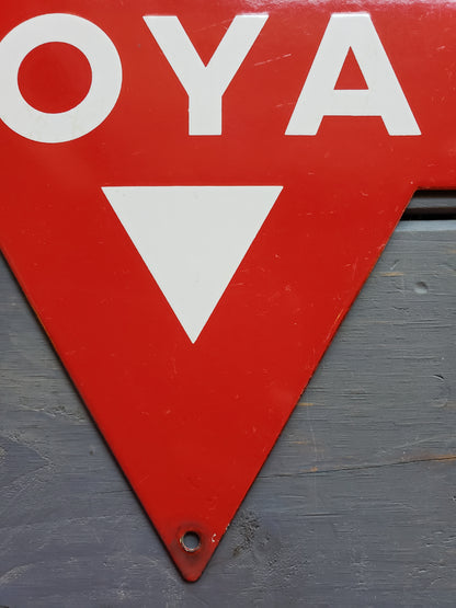 Original ROYAL gas pump plate