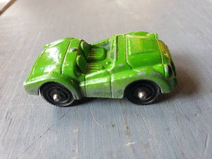 Green Austin Healey diecast car