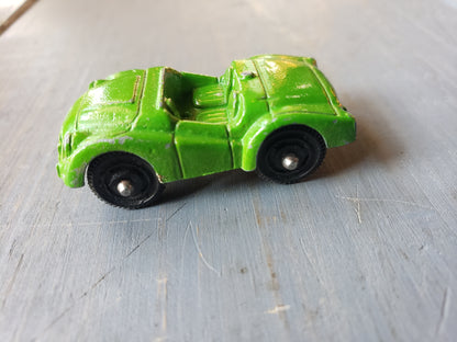 Green Austin Healey diecast car