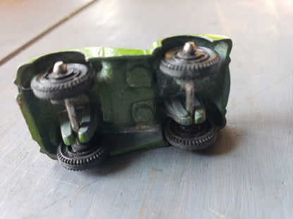 Green Austin Healey diecast car