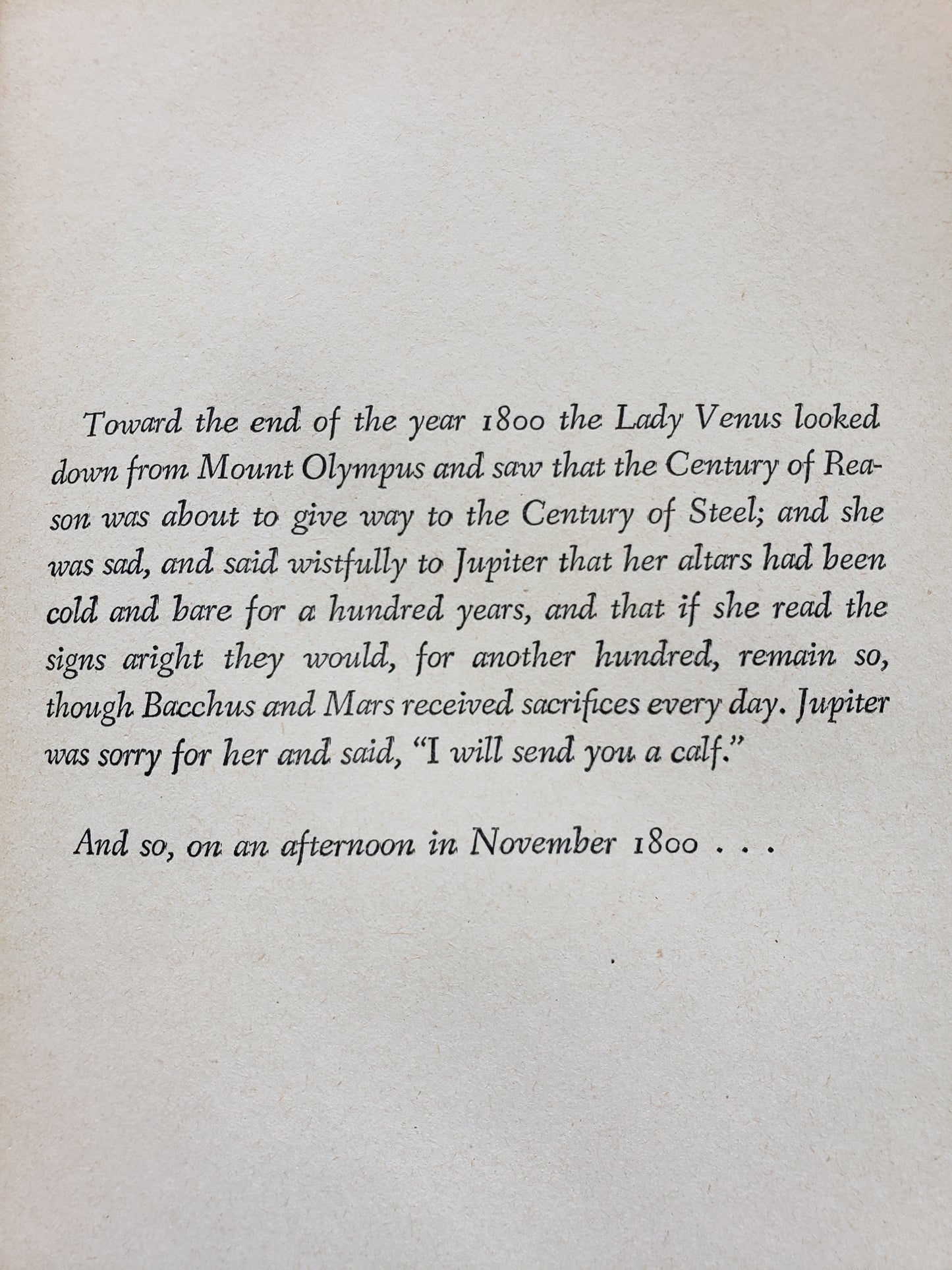 A Calf for Venus by Norah Lofts (1949)