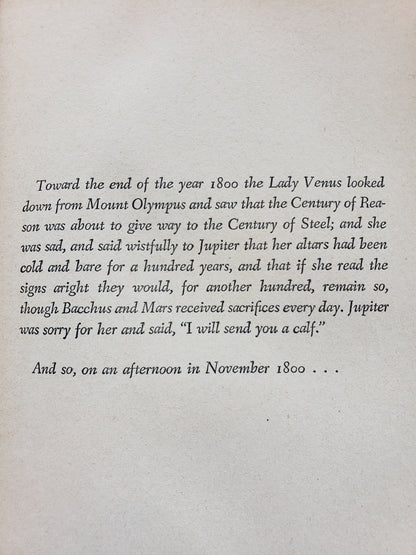A Calf for Venus by Norah Lofts (1949)