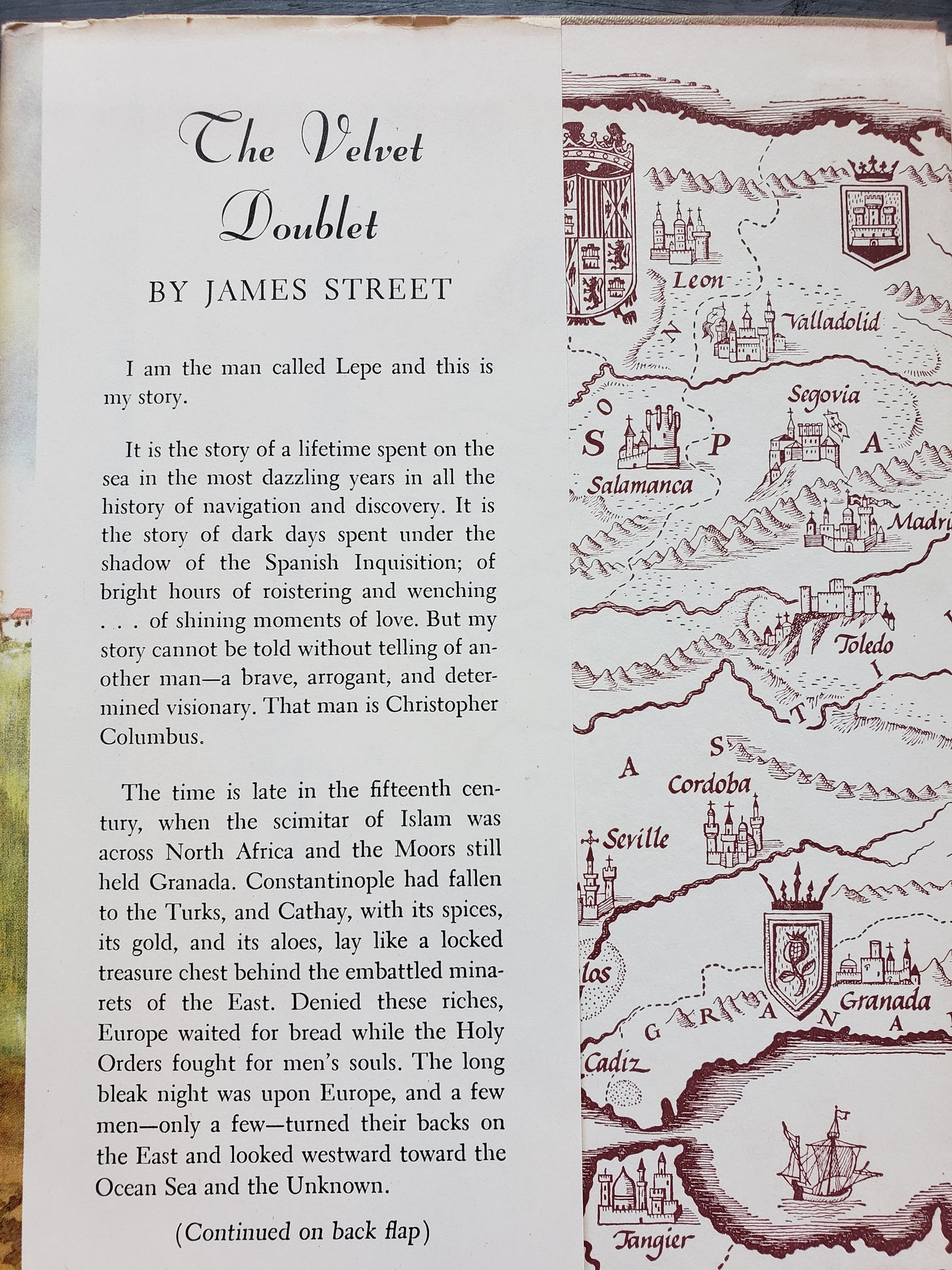 The Velvet Doublet by James Street (1953)