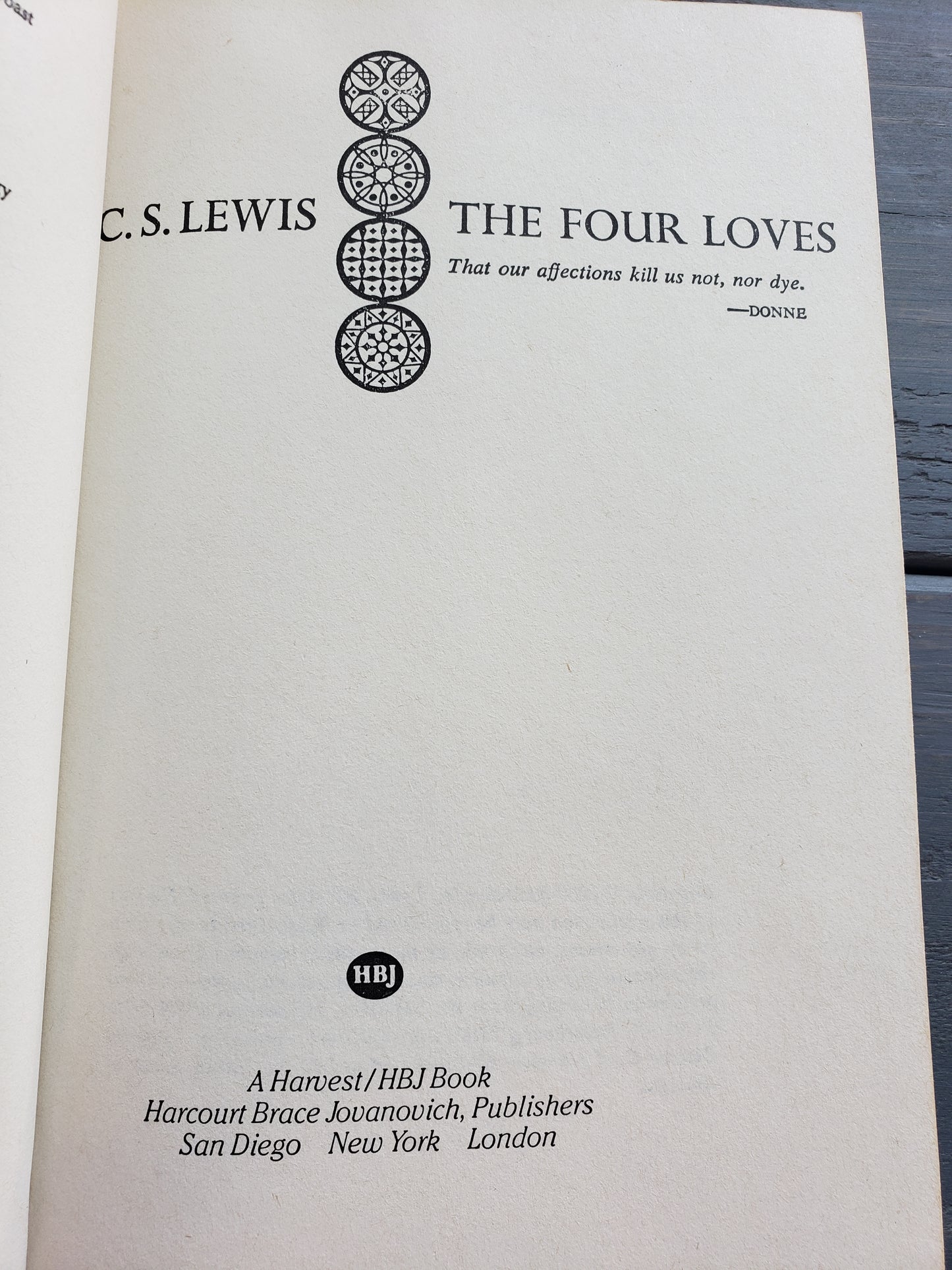 C.S. Lewis, The Four Loves