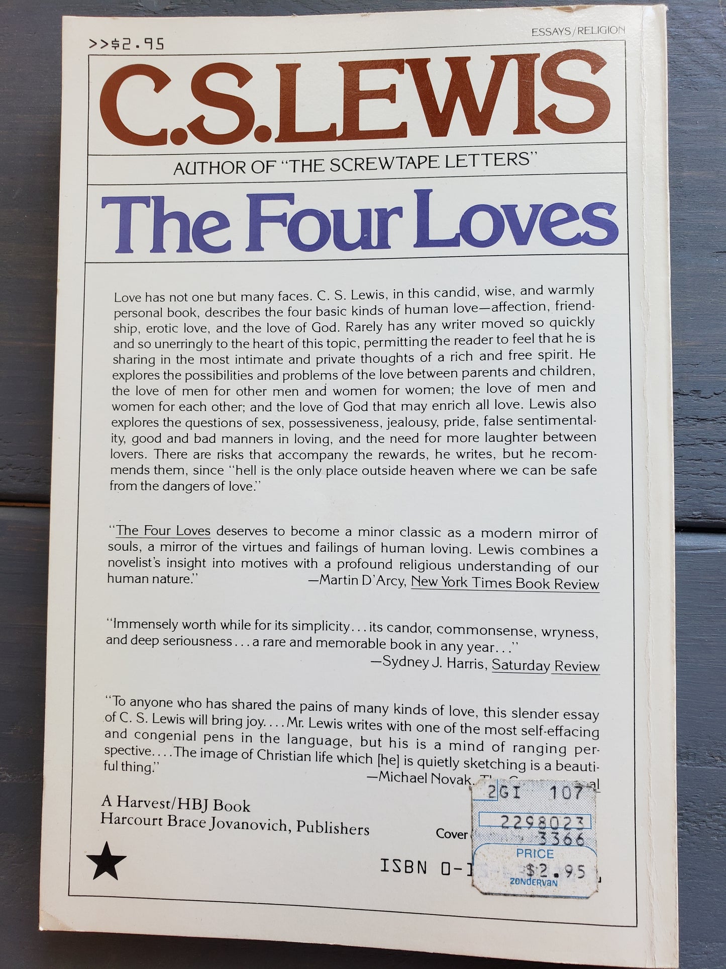 C.S. Lewis, The Four Loves