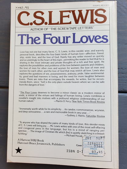 C.S. Lewis, The Four Loves