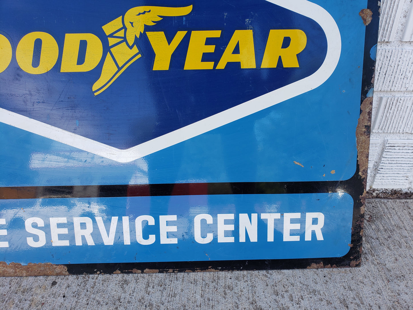 Goodyear Tire Service Center Double Sided Sign