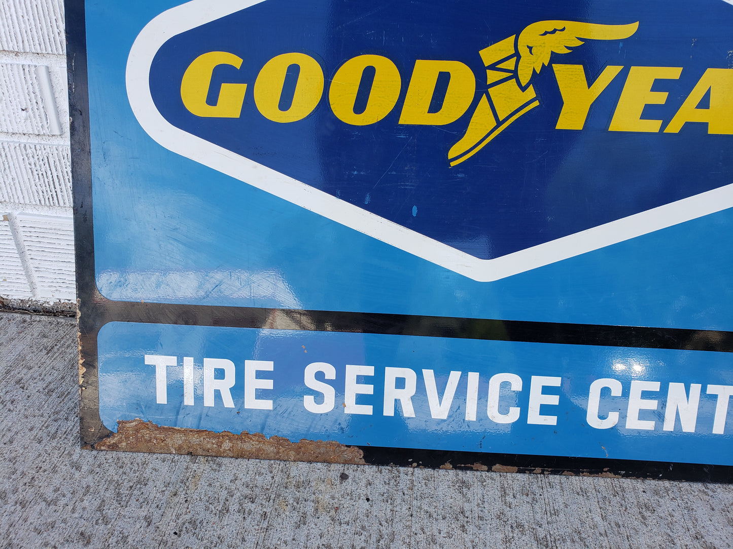 Goodyear Tire Service Center Double Sided Sign