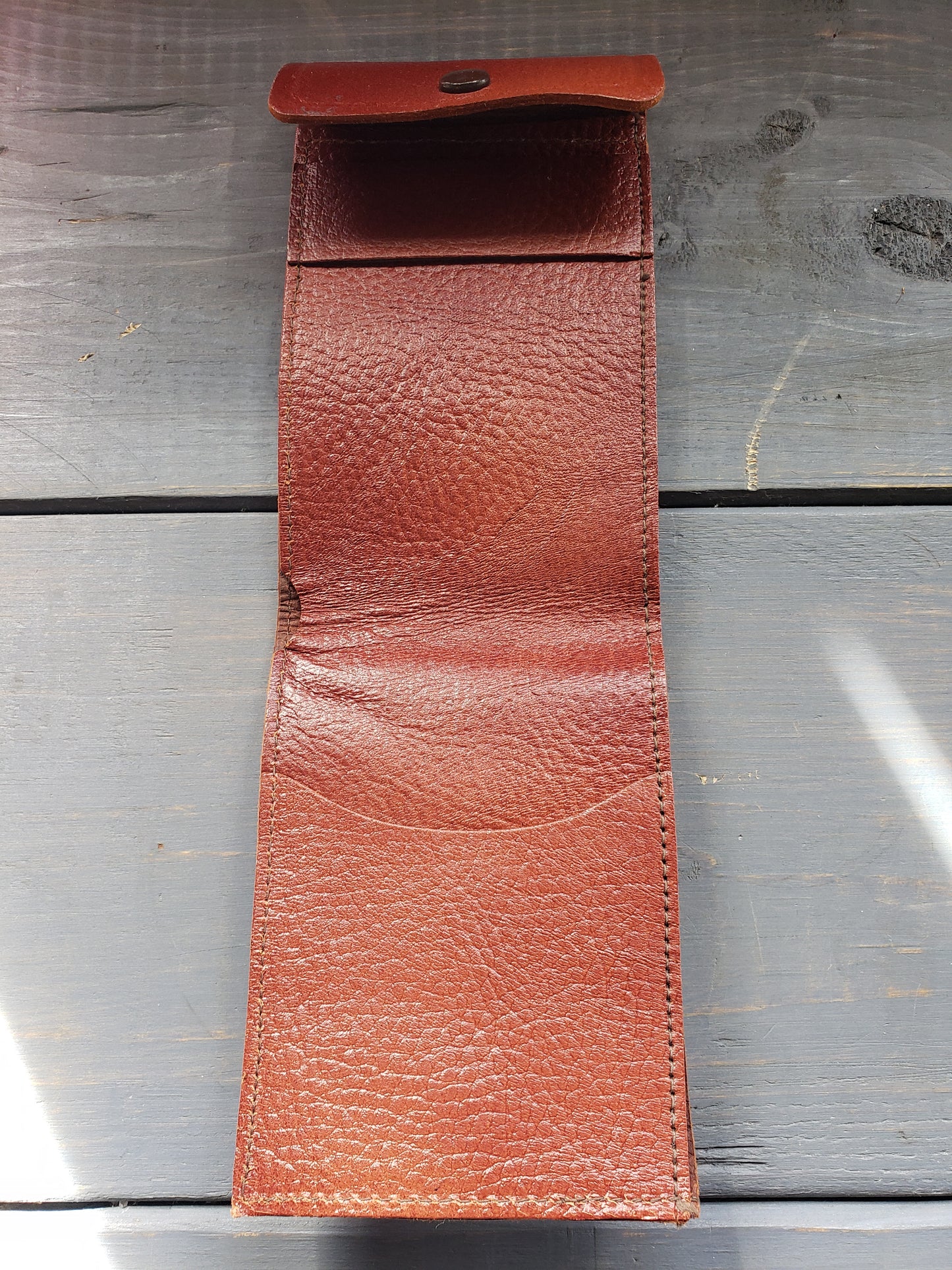 1950's Leather Wallet (Union State Bank Upton, WY)